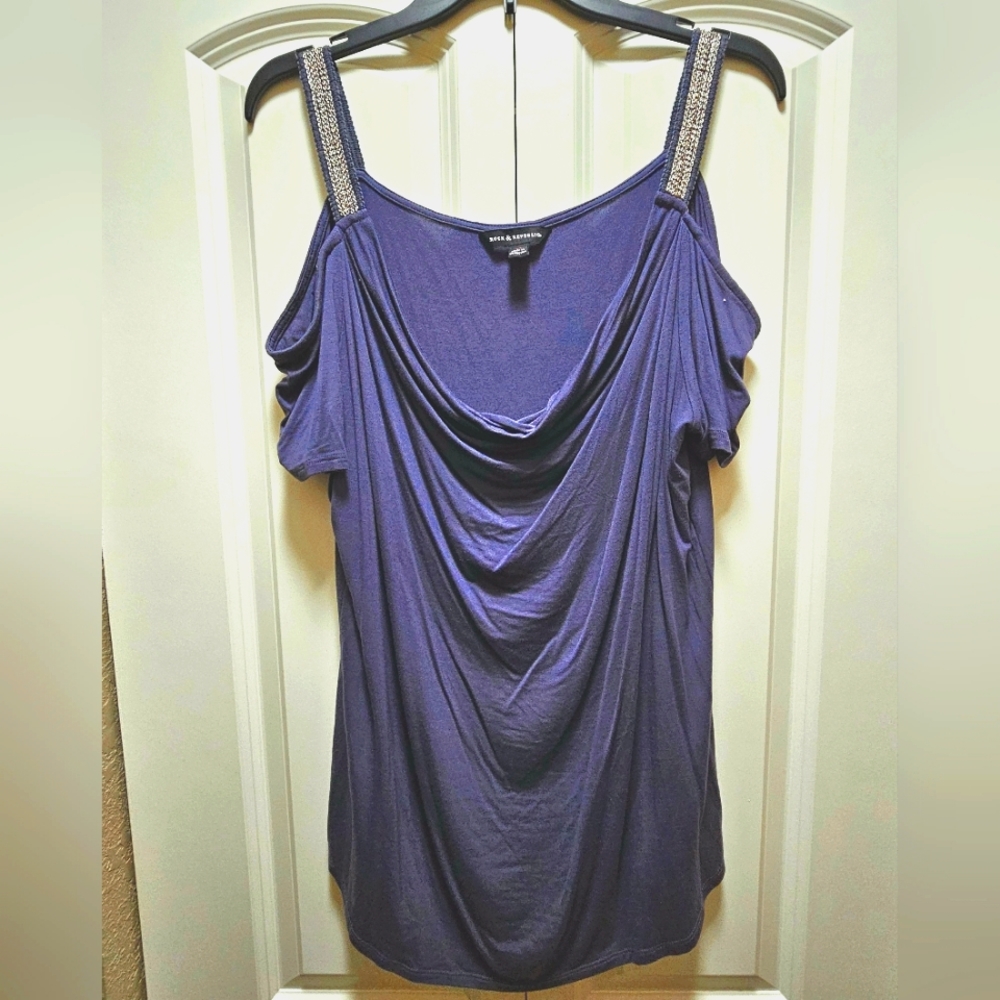 Rock & Republic off shoulder shirt -XL